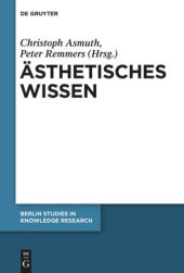 book Ästhetisches Wissen