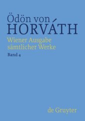 book Wiener Ausgabe sämtlicher Werke: Band 4 Kasimir und Karoline