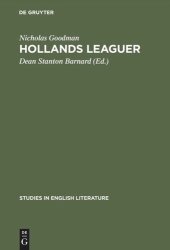 book Hollands leaguer: A critical Edition