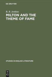 book Milton and the theme of fame