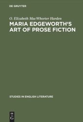 book Maria Edgeworth's Art of prose fiction