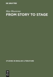 book From Story to Stage: The Dramatic Adaption of Prose Fiction in the Period of Shakespeare and his Contemporaries