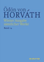 book Wiener Ausgabe sämtlicher Werke: Band 14 Der ewige Spießer