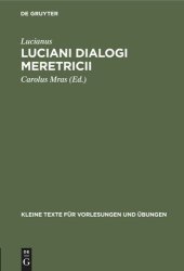 book Luciani Dialogi meretricii