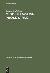 book Middle English prose style: Margery Kempe and Julian of Norwich