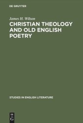 book Christian theology and old English poetry