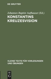 book Konstantins Kreuzesvision