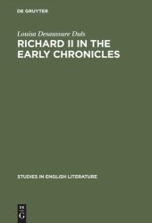 book Richard II in the early chronicles