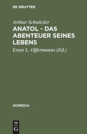 book Anatol - Das Abenteuer seines Lebens