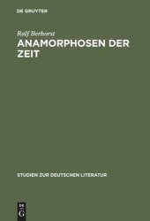 book Anamorphosen der Zeit: Jean Pauls Romanästhetik und Geschichtsphilosophie