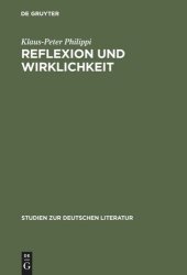 book Reflexion und Wirklichkeit: Untersuchungen zu Kafkas Roman 'Das Schloß'