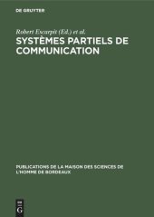 book Systèmes partiels de communication