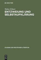 book Entzweiung und Selbstaufklärung: Christoph Martin Wielands »Agathon«-Projekt