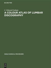 book A Colour Atlas of Lumbar Discography