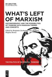 book What’s Left of Marxism: Historiography and the Possibilities of Thinking with Marxian Themes and Concepts