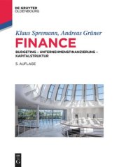 book Finance: Investition – Unternehmensfinanzierung – Kapitalstruktur