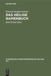 book Das heilige Namenbuch