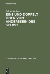 book Eins und doppelt oder Vom Anderssein des Selbst: Struktur und Tradition des deutschen Künstlerromans