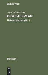 book Der Talisman: Posse mit Gesang in drei Acten