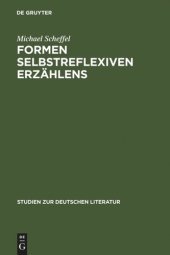 book Formen selbstreflexiven Erzählens: Eine Typologie und sechs exemplarische Analysen