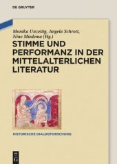 book Stimme und Performanz in der mittelalterlichen Literatur