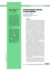 book Преобразование энергии в митохондриях