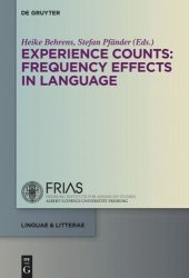 book Experience Counts: Frequency Effects in Language