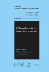 book Bildungsökonomik und Soziale Marktwirtschaft