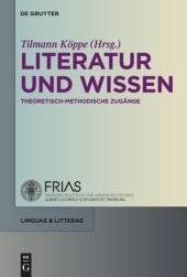 book Literatur und Wissen: Theoretisch-methodische Zugänge