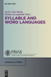 book Syllable and Word Languages