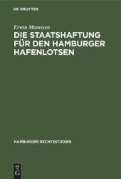 book Die Staatshaftung für den Hamburger Hafenlotsen