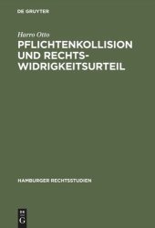 book Pflichtenkollision und Rechtswidrigkeitsurteil