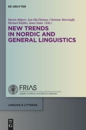 book New Trends in Nordic and General Linguistics