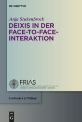 book Deixis in der face-to-face-Interaktion