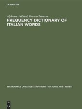 book Frequency dictionary of Italian words