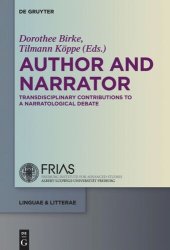 book Author and Narrator: Transdisciplinary Contributions to a Narratological Debate