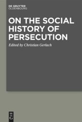 book On the Social History of Persecution