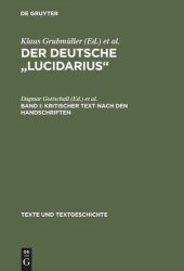 book Der deutsche "Lucidarius": Band I Kritischer Text nach den Handschriften