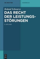 book Das Recht der Leistungsstörungen