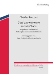 book BAND 6 Über das weltweite soziale Chaos: Ausgewählte Schriften zur Philosophie und Gesellschaftstheorie