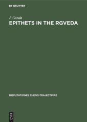 book Epithets in the Rgveda