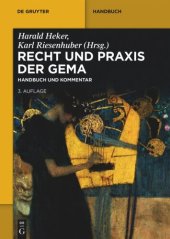 book Recht und Praxis der GEMA: Handbuch und Kommentar