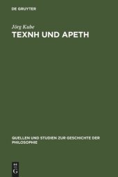 book TEXNH und APETH: Sophistisches und Platonisches Tugendwissen