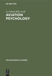 book Aviation Psychology: Studies on Accident Liability Proficiency Criteria and Personnel Selection