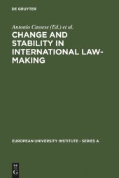 book Change and Stability in International Law-Making