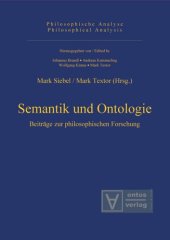 book Semantik und Ontologie: Beiträge zur philosophischen Forschung