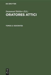 book Oratores Attici: Tomus 2 Isocrates