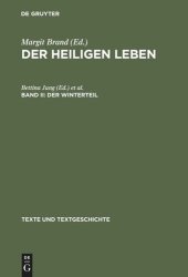 book Der Heiligen Leben: Band II Der Winterteil