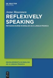 book Reflexively Speaking: Metadiscourse in English as a Lingua Franca