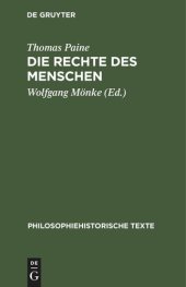 book Die Rechte des Menschen